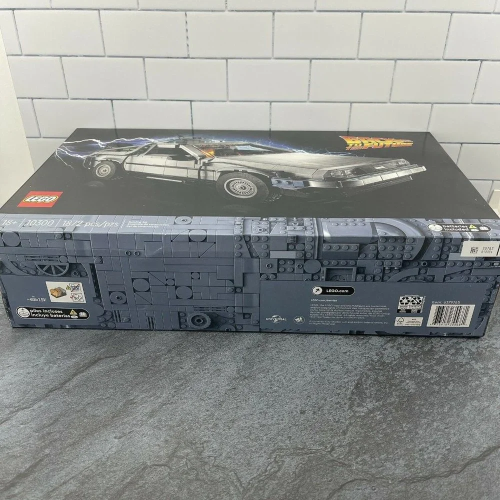 Lego Back To The Future Delorean Time Machine 3 in 1 Marty Mcfly Doc Brown Hover